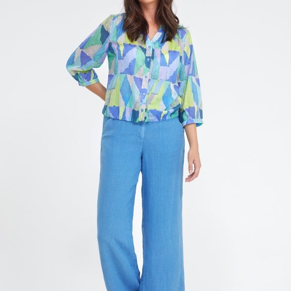 Luchtige katoenen blouse