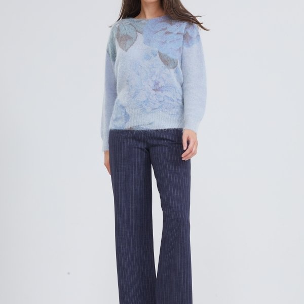 Pull à motif floral