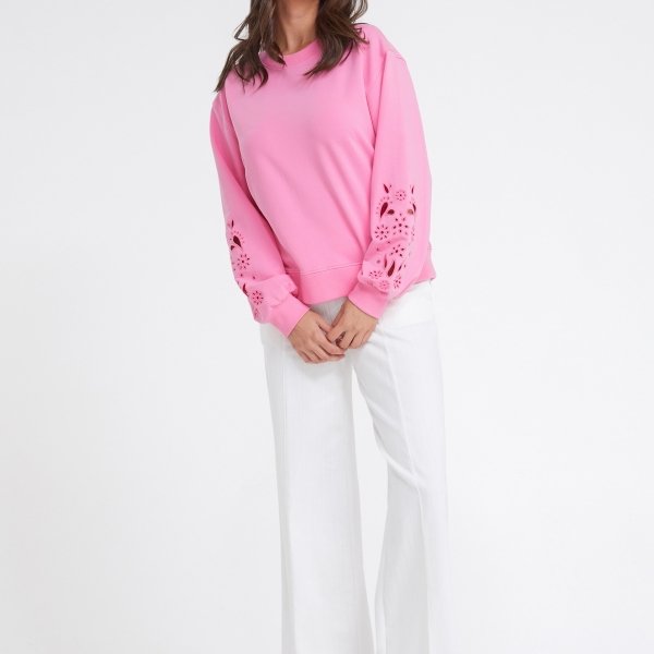 Sweater met fantasiemouwen